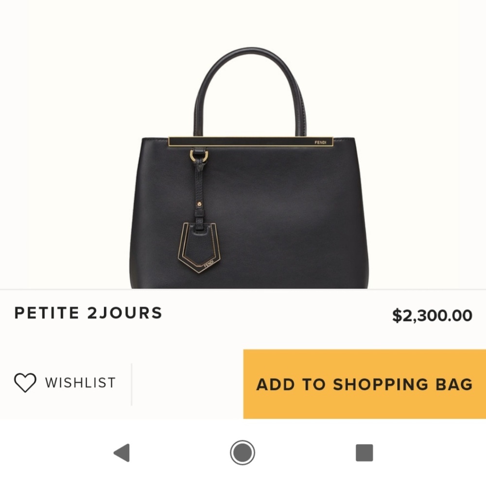 Fendi Petite 2jour brand new